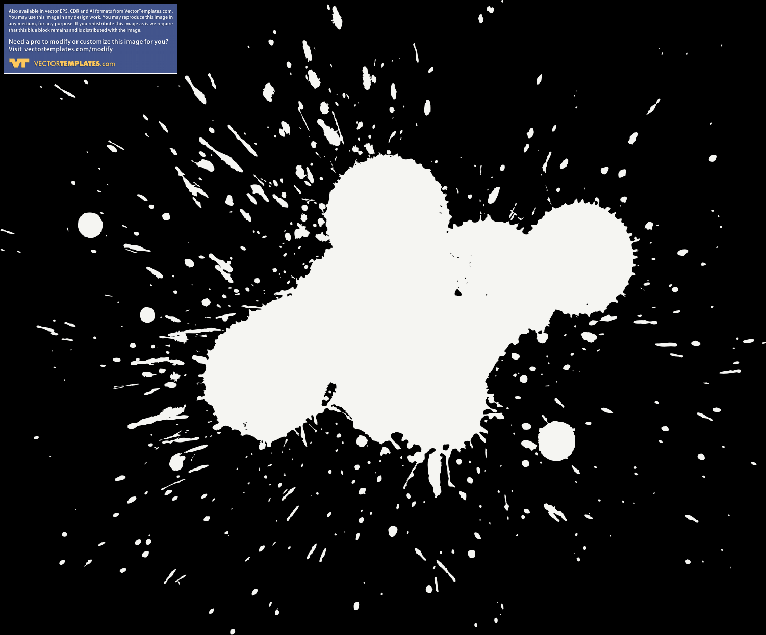 Ink Splat - Inverted