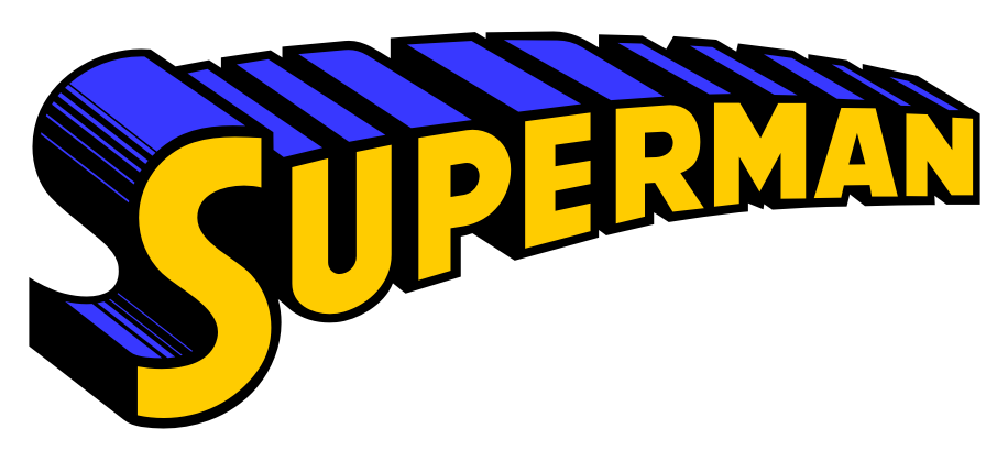 Superman Name Logo