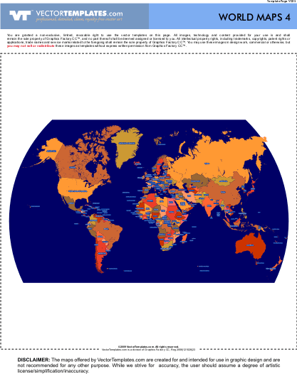 Political World Map (Very High Detail)