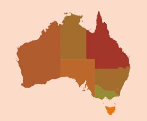 Australia & Territories Map (huge map)