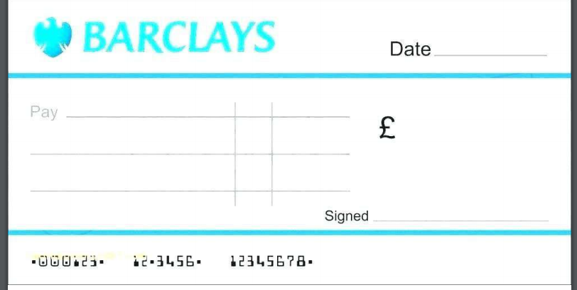 Fillable Blank Check Templates