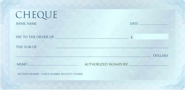 Blank Check Templates In Vector Forms