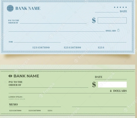 Blank Check Templates in Various Formats (Word, PDF, Excel)