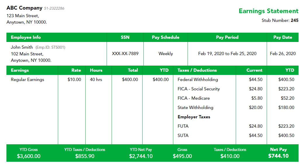 10+ Best Payroll Check Templates for Free