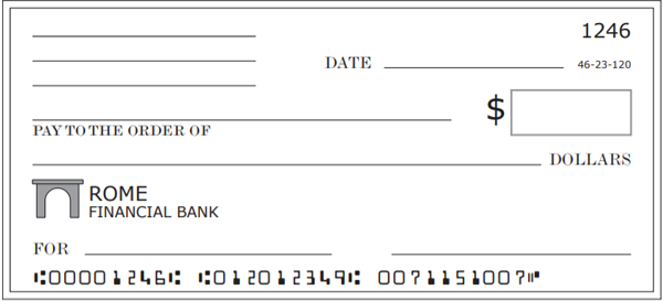 Printable Blank Check Templates in Various Formats (PDF,Excel)