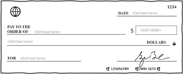 Printable Blank Check Templates in Various Formats (PDF,Excel)