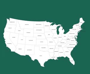 Map of the US States (very high detail)