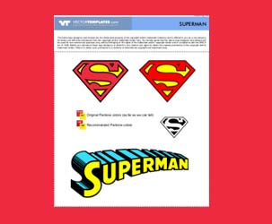 Vector Superman Logos