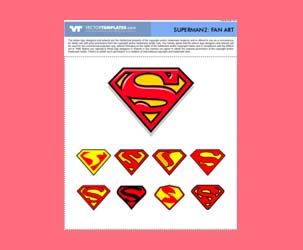 Vector Superman Logos 2: Fan Art